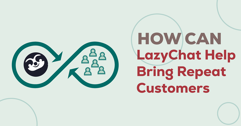 How LazyChat can help you get repeat customers?
